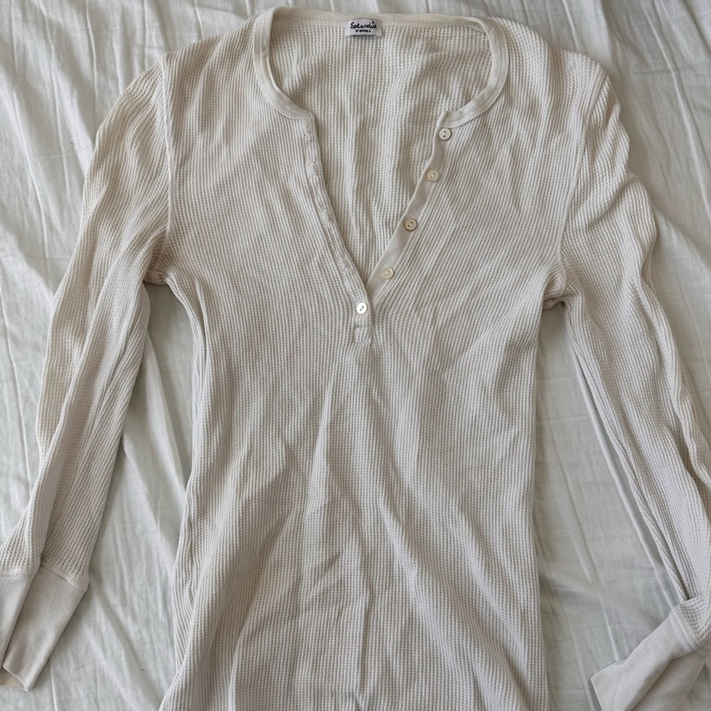 Splendid White Henley XS